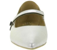 High-quality women's FLY London ballerina flats, made in Portugal, with cushioned insole, mid-height shoes, P145265 003 Silver