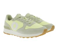 Stylische Ecoalf Uclaalf Damen Sneaker herausnehmbarer Innensohle Schnür-Schuhe MCWSHSNUCLAA0136 198 Gelb/Grau