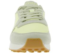 Stylische Ecoalf Uclaalf Damen Sneaker herausnehmbarer Innensohle Schnür-Schuhe MCWSHSNUCLAA0136 198 Gelb/Grau