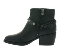 Modische Damen Blowfish Stiefelette gefütterte Winter-Schuhe Boots J1723S 1001 Schwarz