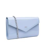 Stylish NeroGiardini Clutch Handbag for Women with Chain Strap, Crossbody Bag, Shoulder Bag, 22 x 13.5 x 6 cm, E543902DE 210, Blue