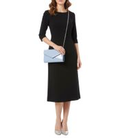 Stylish NeroGiardini Clutch Handbag for Women with Chain Strap, Crossbody Bag, Shoulder Bag, 22 x 13.5 x 6 cm, E543902DE 210, Blue