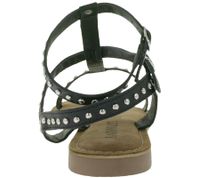 Trendige LAZAMANI Damen Sandalen mit Nieten Sommer-Schuhe LA75021 Schwarz