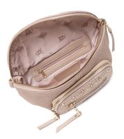 Modische Steve Madden Damen Umhängetasche mit Ziersteinen Schulter-Tasche 25 x 16 x 9cm SM13000640 Beige