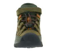 KEEN Targhee Mid Wp Kinder Wander-Stiefel wasserdichte Outdoor-Schuhe mit TPU-Fersenkappe 1026296 Braun
