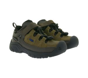 KEEN Targhee Low Kids' Hiking Shoes, Waterproof Outdoor Shoes, Genuine Leather Shoes 1026983 Brown