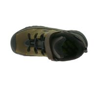 Chaussures de randonnée basses KEEN Targhee pour enfants, imperméables, en cuir véritable marron (réf. 1026983)