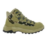 Wasserdichte GARSPORT Herren Wander-Schuhe mit Vibram Barwa Sohle Trekking-Schuhe Winter-Schuhe Outdoor-Stiefel Echtleder GDT1060021-2532 Braun/Camouflage