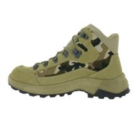 Wasserdichte GARSPORT Herren Wander-Schuhe mit Vibram Barwa Sohle Trekking-Schuhe Winter-Schuhe Outdoor-Stiefel Echtleder GDT1060021-2532 Braun/Camouflage