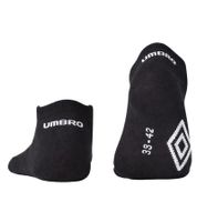 5 Paar umbro Herren und Damen Sport Socks Sneaker-Socken Strümpfe Oeko-Tex Standard 100 Schwarz