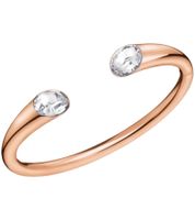 Stylish Calvin Klein Women's Stainless Steel Bracelet with Sparkling Crystals, Arm Jewelry, Wrist Jewelry, KJ8YPF1402 Rose Gold