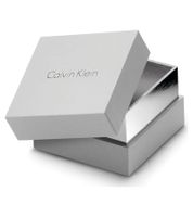 Pompöser Calvin Klein Damen Ring mit oval geformtem Stein Edelstahl-Ring Finger-Ring KJ3QLR0201 Silber/Blau