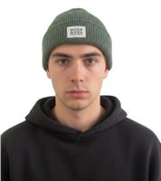 Warmhaltende SCOTCH & SODA Woll-Mütze und Handschuhe Strick-Handschuhe Strick-Beanie mit Logo-Patch Accessoires Wolle SSV5-3012-340 Grün