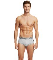 2-Pack U.S. POLO ASSN. Premium Men's Briefs, Sustainable Underwear, 180 g/m², 134 68263 53696 in Gray/Black, Blue/Navy, Green/Red, Orange/Gray