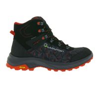 Wasserdichte GARSPORT Sparrow Herren Wander-Schuhe mit Vibram-Sohle Winter-Schuhe Trekking-Schuhe Outdoor-Stiefel 000MGDT1090002-2127 Schwarz/Rot