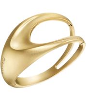 Eleganter Calvin Klein Shade Damen-Armreif aus Edelstahl – Arm- & Handgelenk-Schmuck Größe XS KJ3YJD1101 Gold