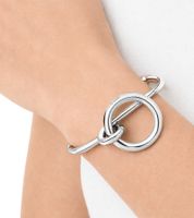 Eleganter Calvin Klein Clinc Damen-Armreif aus Edelstahl Arm- & Handgelenk-Schmuck Größe XS KJ9PMF0001 Silber