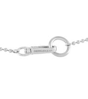 Urbane Calvin Klein Spin Damen Halskette mit Rad-Anhänger Mode-Schmuck Hals-Kette KJJAKN090100 Silber/Rot