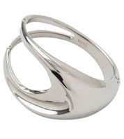 Elegant Calvin Klein Shade Women's Stainless Steel Bangle - Bracelet & Wrist Jewelry Size XS KJ3YMD0001 Silver