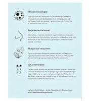 Purificador de Aire UV Richter con Conexión a la Red, Esterilizador de Aire, Desinfección UV, Purificación de Aire, Eliminación de Olores MSP2 Blanco/Plateado