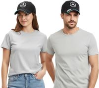 Adjustable Mercedes-Benz AMG PETRONAS GR63 Summer Cap, Driver's Hat, One Size, 701227946 002, Black