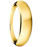 Modernes Calvin Klein Damen Armband in Ellipsenform Edelstahl-Armband Armreif Arm-Schmuck Größe XS KJ3QJD1001 Gold