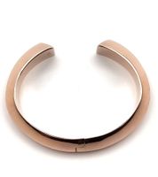 Timeless Calvin Klein women's stainless steel bangle bracelet, elegant arm and wrist jewelry, size XS, KJ4TPD1001, rose gold