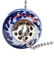 Urban Calvin Klein Spin Women's Necklace with Wheel Pendant Fashion Jewelry Necklace KJJALN090100 Silver/Blue