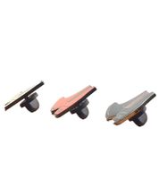 3-Pack Calvin Klein Unisex Boat-Design Pin-Up Brooches, Stainless Steel, KJJNDH300100, Black/Orange/Beige