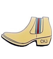 3-Pack Calvin Klein Unisex Boat-Design Pin-Ups, Stainless Steel Enamel Brooches KJJNDH300200 Beige/Red/Dark Blue