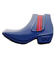3-Pack Calvin Klein Unisex Boat-Design Pin-Ups, Stainless Steel Enamel Brooches KJJNDH300200 Beige/Red/Dark Blue