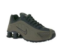 Baskets basses Nike Shox R4 pour femme, modèle unique avec technologie Shox - Chaussures de sport et de running AR3565 007 Noir/Gris