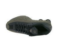 Baskets basses Nike Shox R4 pour femme, modèle unique avec technologie Shox - Chaussures de sport et de running AR3565 007 Noir/Gris