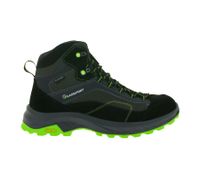Scarpe da trekking impermeabili da uomo GARSPORT Averau MID con suola Vibram Mountain Wave, stivali da trekking per esterni, vera pelle, GDT1030024-2119, nero/verde