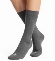 3 Paar SCOTCH & SODA Herren Crew-Socken Amsterdam Alltags-Strümpfe Einheitsgröße / 41-46 Cotton Blend in Grau/Navy/Blau oder Rayon Blend in Grau/Navy/Beige