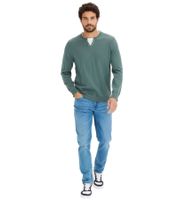 Lot de 2 jeans homme 5 poches, pantalon en denim, jean coton, 968201, noir/bleu