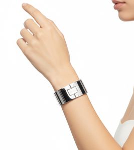 Luxurious Calvin Klein Women's Stainless Steel Bracelet in a Solid and Robust Design - Wrist Jewelry KJAHMD0001 Silver