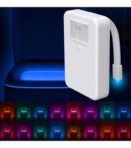 LumiLux Toilet Light with Motion Sensor, 16-Color LED, White