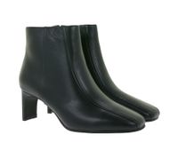 Elegante Clarks Damen Seren 55 Top Echt-Leder Absatz-Stiefelette – Klassischer Ankle-Boot 26166942 Schwarz 