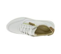 Zapatillas Clarks Un Rio Zip para mujer, de piel auténtica, con cremallera y cordones, color blanco, 26167372