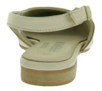 zeitlose Damen Sling-Pumps elegante Echtleder-Ballerina 930746 Hellbeige 
