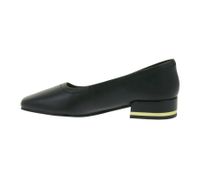 Clarks Seren 30 Damen Echtleder-Slipper mit Fersenpolsterung Loafer Sommer-Schuhe 26167389 Schwarz