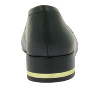 Clarks Seren 30 Damen Echtleder-Slipper mit Fersenpolsterung Loafer Sommer-Schuhe 26167389 Schwarz