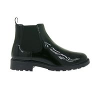 Bottines Chelsea Clarks ORINOCO2 LANE pour femme, en cuir verni noir, référence 26163622