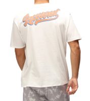 RE:COVERED X NFL Camiseta de algodón para hombre de los New England Patriots en blanco crudo o azul tie-dye