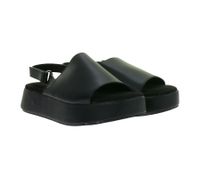 Fashionable Women's Comfort Platform Sandals, Summer Shoes with Velcro Fastener, 951891 Black
