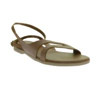 Comfortable Women's Sandals in Genuine Leather, Casual Summer Shoes 958932 Brown