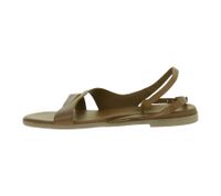 Comfortable Women's Sandals in Genuine Leather, Casual Summer Shoes 958932 Brown