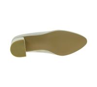 Timeless women's pumps in suede look, business shoes with block heel 954644 Beige