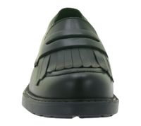 Mocasín clásico Clarks Orinoco2 HiShine para mujer – Sin cordones de piel 26161665 Negro